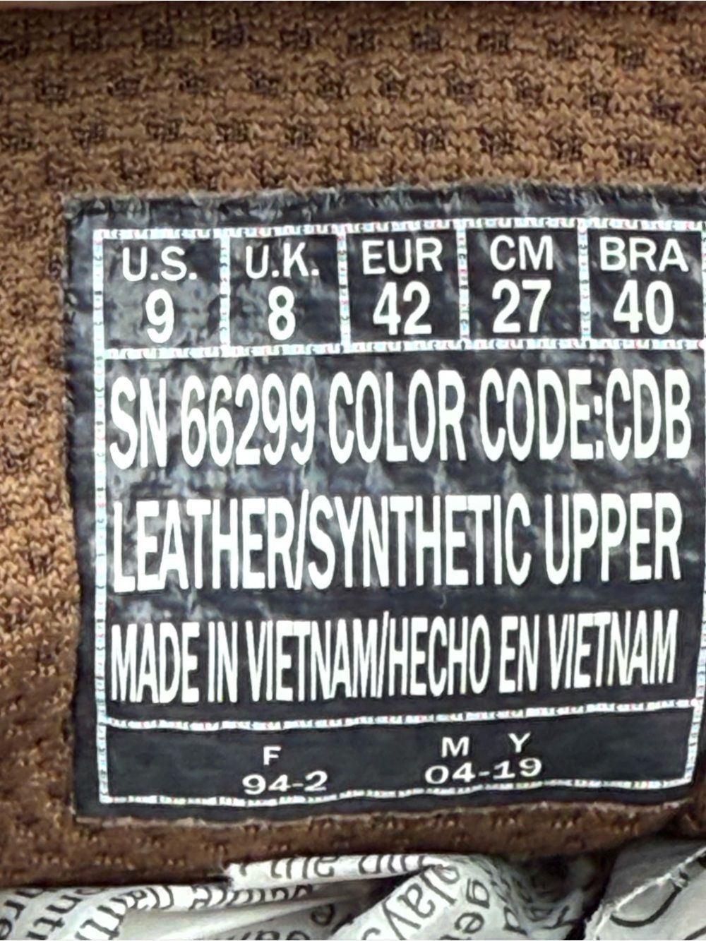 Skechers Relaxed Fit Expended Manden Brown Leather Shoes Size 9 - Picture 5 of 7